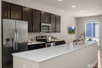 Large kitchen island
