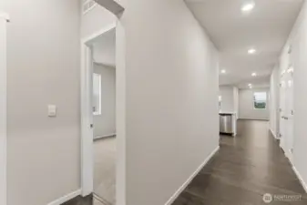 Wide entry way.