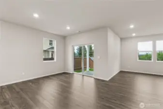 Dining and Living Room.