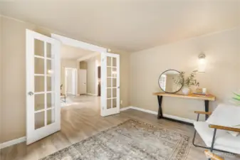 Den - just off the living room