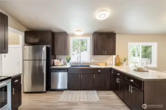 All stainless appliances included!