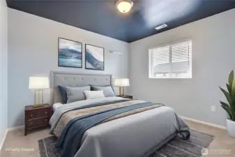 Upstairs bedroom #4. ***Virtually Staged***