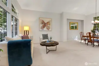 Formal living room with great natural light.