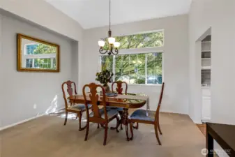 formal dining room off kitchen