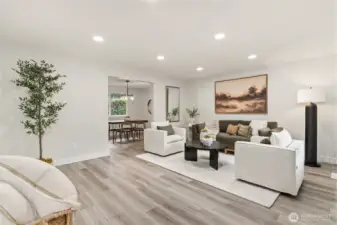 View of Dining Room  off of Formal Living Room!