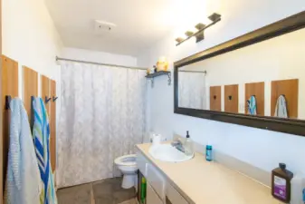 Full bathroom upstairs