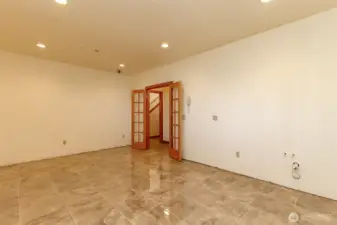 Wired for projection  TV for theater room