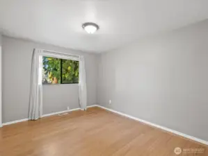 Each of the two additional bedrooms is good sized, with large closets.