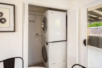 In unit laundry. Image from earlier listing in Sep 2025.