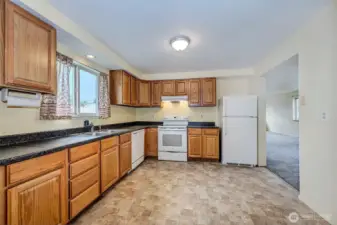 Open Kitchen with Appliances included
