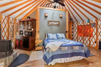 bedroom sm yurt