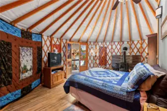 bedroom sm yurt