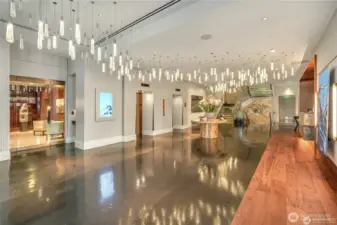 Newly renovated lobby