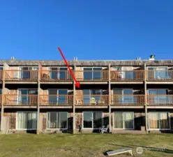 Arrow points to lcoation