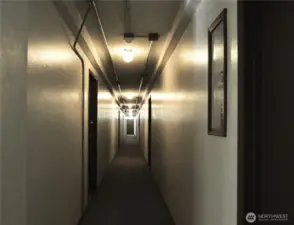 Hallway to the Unit