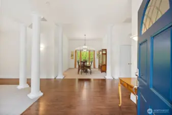 Large open front entryway