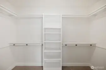 Primary bedroom Walk-in closet