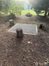 Back yard Firepit area