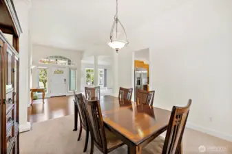 Formal dining area