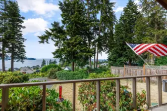 View from front deck