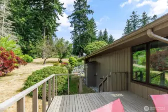 View leading out to back garden area