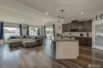 Designed for easy one-level living, offering an open and inviting atmosphere.