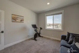 Additional angle showcasing the first bedroom.