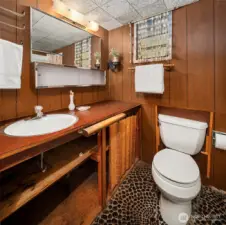 Main cabin full bathroom