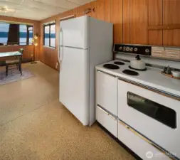 Smaller cabin kitchen