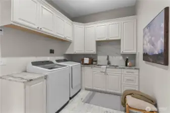 Main floor laundry/ mudd room