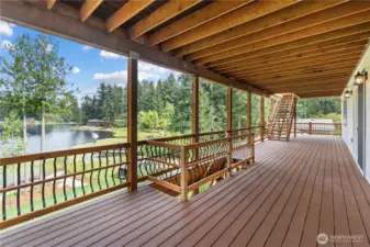 Lower level deck