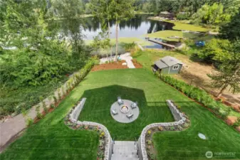 Back yard & Lake