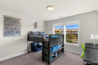 Bedroom 3 with a walk-in closet