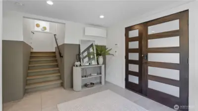 Another view of the formal entry.