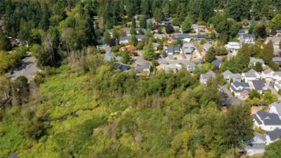 Kelsey creek permanent greenbelt W/SW of the parcels