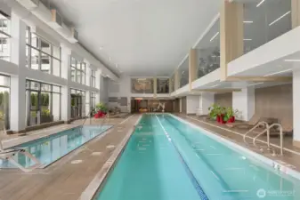 Lap pool, Jacuzzi, steam room and Sauna are also on the 7th floor!