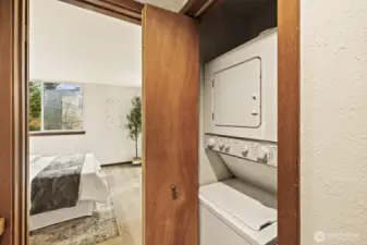 In-unit laundry adds extra convenience!