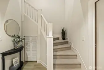 Head downstairs to check out even more space!