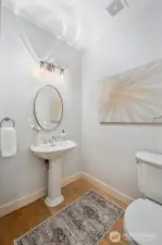 Main floor large 1/2 bath