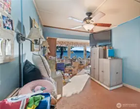 This space could be used as a second bedroom