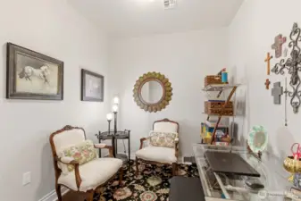 Just off the main hallway you have the Den/office space for you to study/work or enjoy how you see fit. Maybe a yoga space?