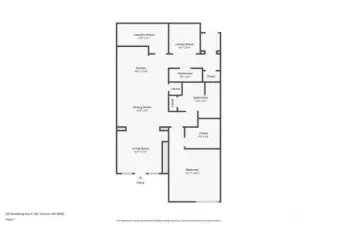 Floor Plan for the 704.