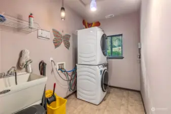 Spacious utility room