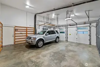 Attached garage