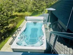 Swim spa.