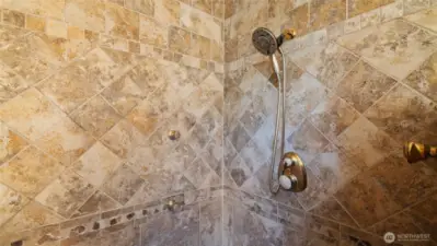 all tiled shower