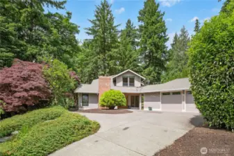 Loads of parking space and an oversized two-car garage w/ new garage doors!