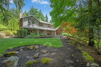 Sitting up above the street, you'll love the privacy here!