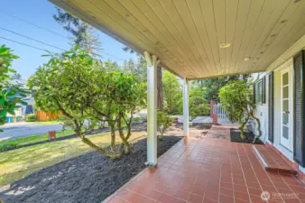 Covered patio
