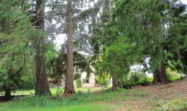 You will appreciate the privacy and serenity this extra large parcel provides